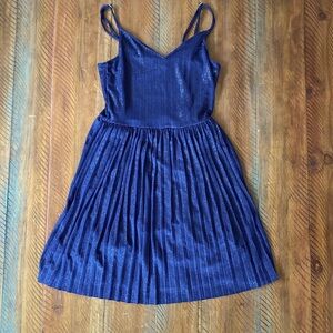 Hollister Navy Sleeveless Sparkle Dress Small